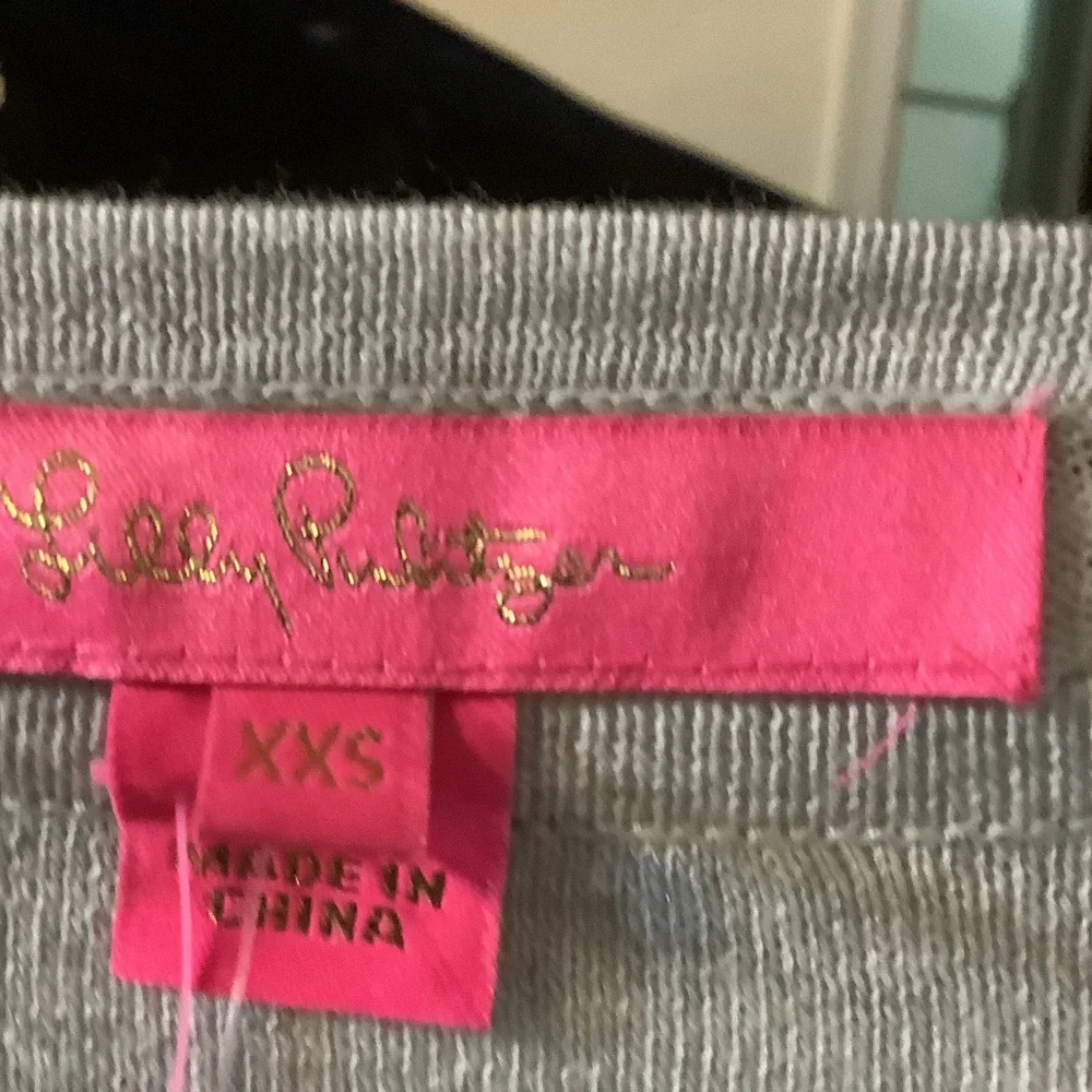 Lilly Pulitzer Heathered‎ Seaside Grey Sweater, XS, new